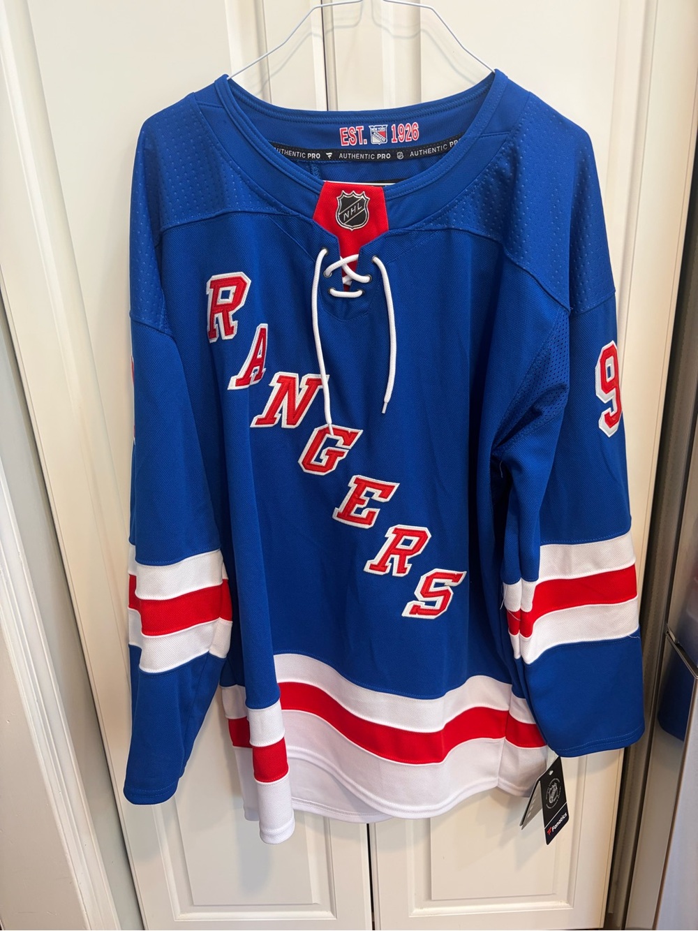 Fanatics New York Rangers Royal Blue Authentic Pro Hockey Jersey